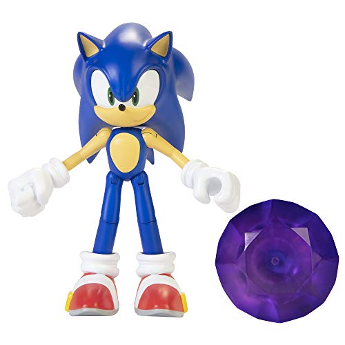 Sonic The Hedgehog Action Figure 4-Inch Sonic with Chaos Emerald